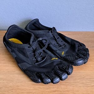 Vibram FiveFingers Mens 8.5 9 41 Black Minimalist Training Shoes Sandals
